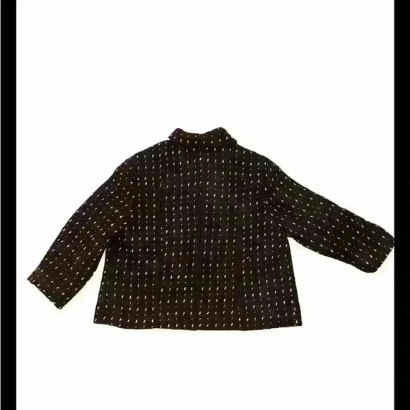 NWOT Harve Benard Brown/ White specs size 16 with cropped sleeves - Picture 2 of 8